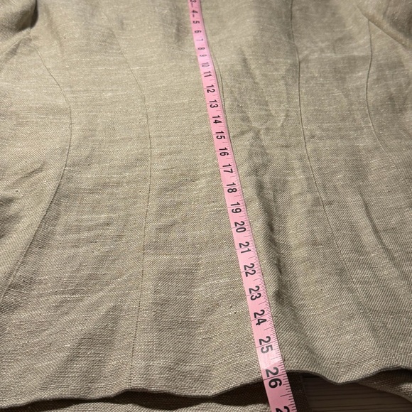 Eileen Fisher Linen Silk Blazer Jacket – Women’s Large – Oatmeal - Picture 13 of 14